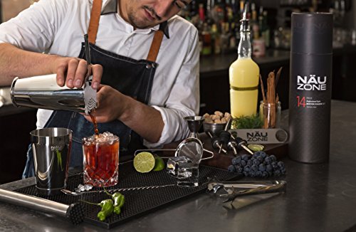 Professionelles Barkeeper-Set (14-teilig) | Cocktail-Shaker Set | Bar-Set mit Boden gewichteten Edelstahl… – Bild 5