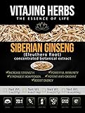 Siberian Ginseng Extract Powder (Eleuthero Root) 20:1 Concentration (2oz / 57gm)