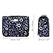 Narwey Hanging Travel Toiletry Bag Cosmetic Make up Organizer for Women and Girls Waterproof (Blue Galaxy)