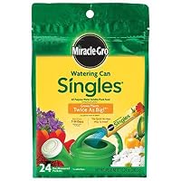 Miracle-Gro Watering Can Singles - Includes 24 Pre-Measured Packets (10.24 ounces) of All Purpose Plant Food (Plant Fertilizer)