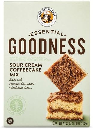 Cakes King Arthur essential goodness sour cream coffeecake mix 22oz