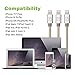 Aonsen 3Pack 6FT Charging Cable Cord Nylon Braided 8 Pin to USB Lightning Cable Charger Cord for iPhone 7/SE/5/5s/6/6s/6 Plus,iPad Air/Mini,iPod,Compatible with iOS10(Gold-Sliver)