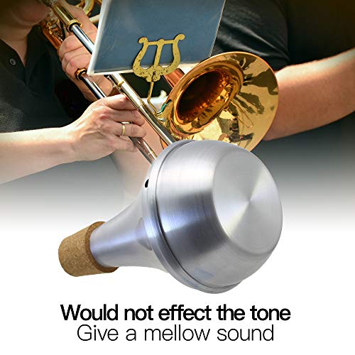 LotFancy Trumpet Mute, Lightweight Trumpet Practice Mutes, Trumpet Straight Mute for Jazz, All
