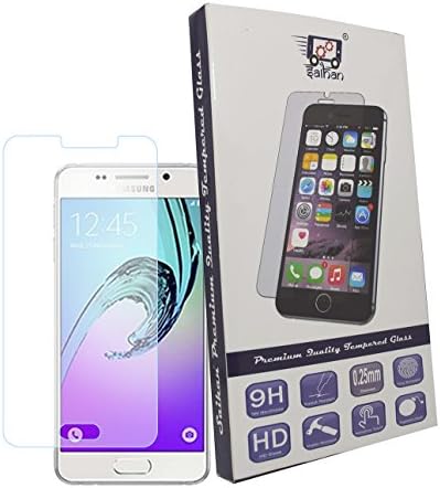 For Samsung Galaxy A3 2016 - 1 Pc Saihan™ Premium Quality Tempered Glass Samsung Galaxy A3 2016 Screen Protector Guard with Ultra High Definition Invisible, Oleophobic Coating Anti-Bubble Crystal Shield [Free Portable Mobile Stand included in the Box]