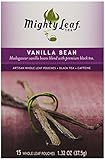 Mighty Leaf Tea Vanilla Bean, 1.32 oz. Whole Leaf Pouch, 15 Count (Pack of 3)