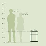 Furinno Just Side Table 3-Tier End Table Sonoma Oak Bedside Night Stand view 8