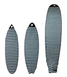 PAMGEA Surfboard Sock Cover (Aqua) - Lightweight Board Bag (Shortboard, Longboard, and Hybrid)