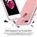 ERAGLOW Compatible with iPhone 7 Plus Case (Rose Gold)