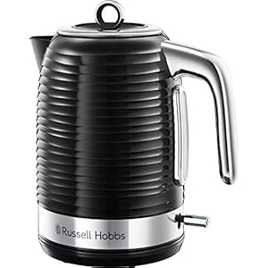 Russell-Hobbs-24361-Inspire-Electric-Fast-Boil-Kettle-3000-W-17-Litre-Black-with-Chrome-Accents Russell Hobbs 24361 Inspire Electric Fast Boil Kettle, 3000 W, 1.7 Litre, Black with Chrome Accents