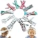 JLIKA Baby Girl Headbands Cotton Knotted Headband Headwrap Modern Turban Fashion Head Band Wrap Rabbit Ear Bows for newborns infants toddlers - 10 Pack (Modern Designs Collection)
