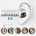 NENRENT S570 Single Wireless Earbud,Smallest Mini Invisible Wireless Wireless Earpiece Headset Headphone Earphone with Mic Hands-Free Calls for iPhone iPad Samsung LG Other Smartphones 1pcs (Black)…