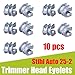 Ball's Outdoor 10PCS Aluminum Eyelet Sleeves Fit STIHL 25-2 Autocut Trimmer Head # 4002 713 8301(trimmer head eyelet)