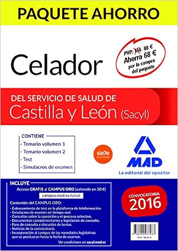 Paquete Ahorro Celador Del Servicio De Salud De Castilla Y Leon Ahorra 68 Incluye Temario Vol I Y Ii Test Simulacros Y Acceso A Campus Oro Amazon Es Varios Autores Libros