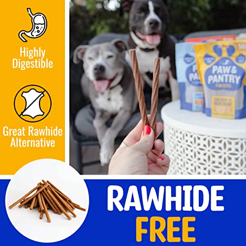 Paw & Pantry 5" Soft & Chewy USAChicken Twists Pack of 50 Rawhide