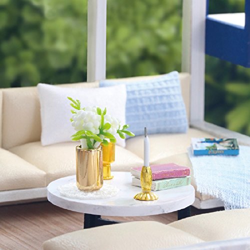 6 Kisoy+Romantic+Dollhouse+Miniature+Apartment