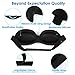 Sleep Mask, Feagar 2 Pack Eyeshade with 1 Pair Ear Plugs for Men and women/3D Contoured Night Blindfold Eye Cover for REM Sleeping, Travel, Shift Work, Naps, Camping