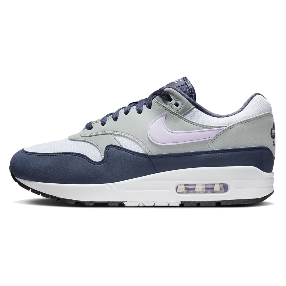 NIKE Air Max 1 Men's Shoes, Football Grey Lilac