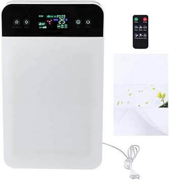 Cocoarm Luftreiniger Lcd Geruch Staub Luftreiniger Filterreiniger Rauch Geruch Formaldehyd Entfernung Fur Den Hausgebrauch Eu Stecker Amazon De Baumarkt