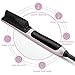 KINGDOMCARES Hair Straightening Brush Hair Straightener Silky Frizz-free Portable Ceramic Heating Straightening Irons Brush Anti Scald, Static Detangling Hot-Air Electric Hair Brush Pink
