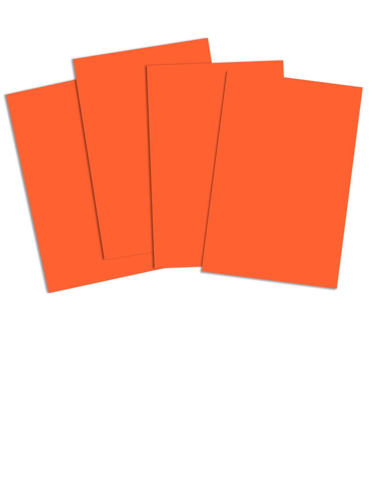 House of Card & Paper A4 160 GSM Card - Orange (Pack of 100 Sheets), HCP291 — image 1