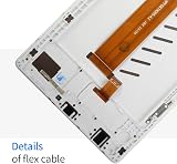 LADYSON LCD Screen Replacement For Samsung Galaxy Tab A7 Lite SM-T220 T220 White view 6