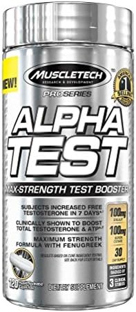 Potenciador de Testosterona Suplemento Para Aumentar Masa Muscular y Perder Grasa - Nueva Formula Anabolica Muscular Para Fuerza Avanzada 120 Capsulas