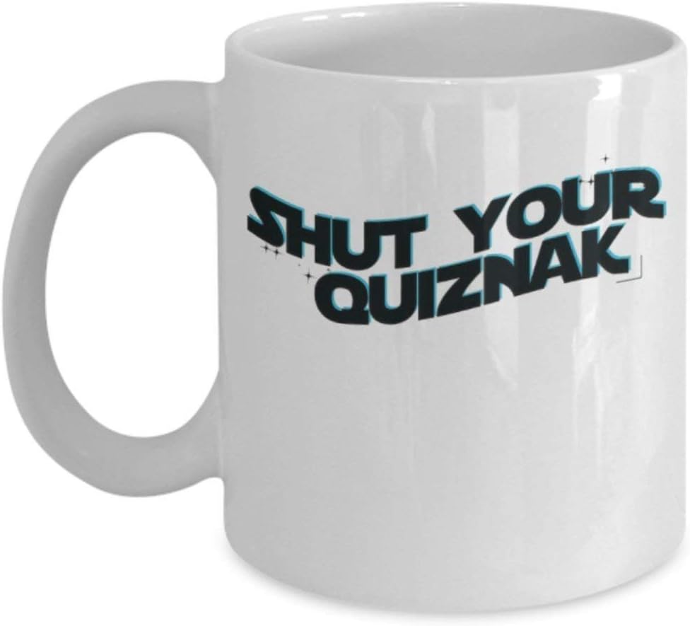 Shut You Quiznak by: Trinkets & Novelty - Tv Show Voltron Legendary Defender Merchandise 11oz Black Red Blue Green Yellow Lion Lance Pidge Shiro Zarkon Coffee Tea Mug Cup Perfect Gift for Voltron Fan