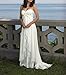 Strapless Wedding Dresses for Bride Lace Ruffled Long Beach Wedding Dress Ivory