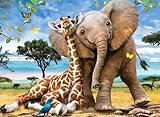White Mountain Puzzles 1025 Best Pals, 60 Piece Jigsaw Puzzle