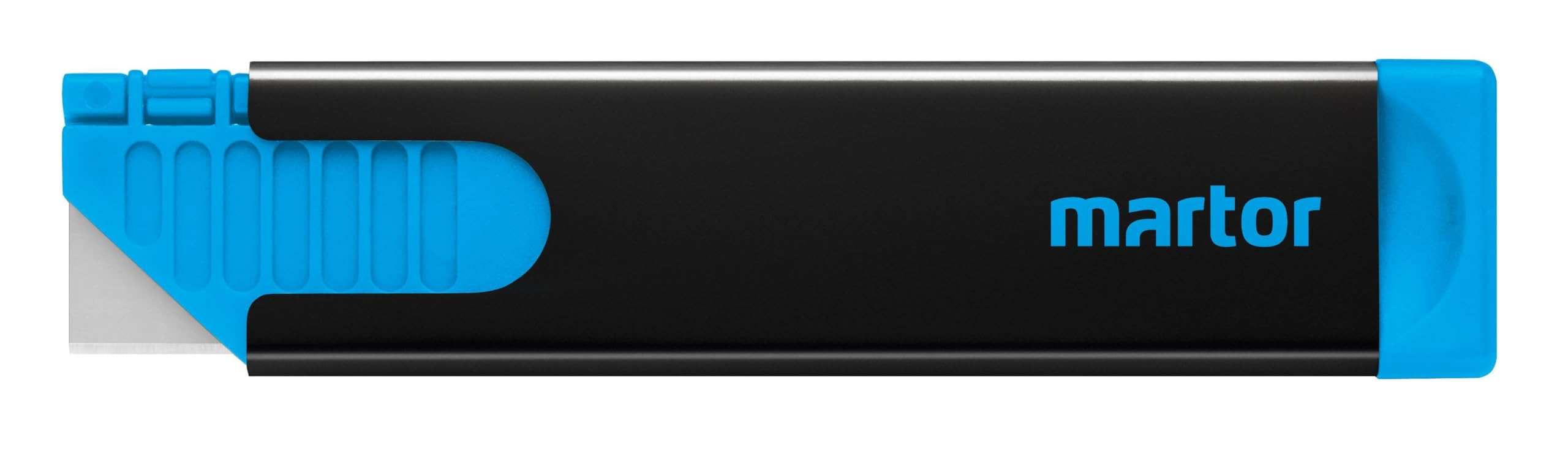 MARTOR Safety Knife with Blade retraction, SECUNORM Handy, Professional Cutters, Small, Steel, for Right and Left Hander