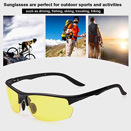 Empty Sonnenbrille Männer Gläser polarisierte Sonnenbrillen Polarisations-Brille Fahren Reiten Angeln Gläser Sport… – Bild 4
