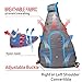 SEEU Sling Backpack for Women Men, Lightweight Back Sack Rope Sling Bag Cross Body Messenger Bags for GYM Travel