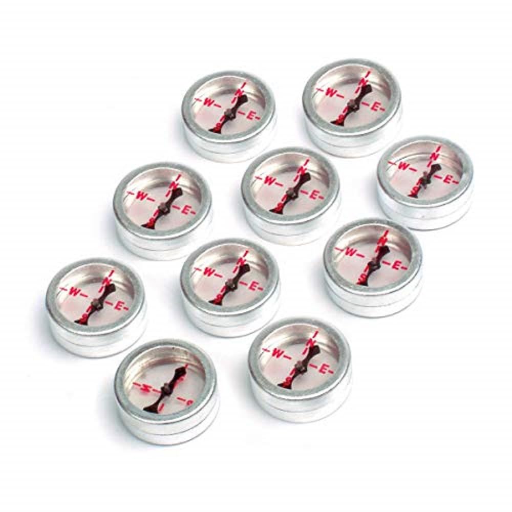 3B Scientific U19562 Set of 10 Plotting Compasses - for point-by-point plotting of magnetic flux lines