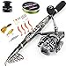 Sougayilang Fishing Rod Combos with Telescopic Fishing Pole Spinning Reels Fishing Carrier Bag For Travel Saltwater Freshwater Fishing