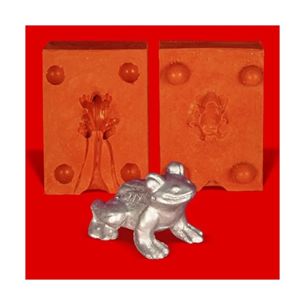 ZinngieÃform Frosch klein, ca. 20g Reinzinn