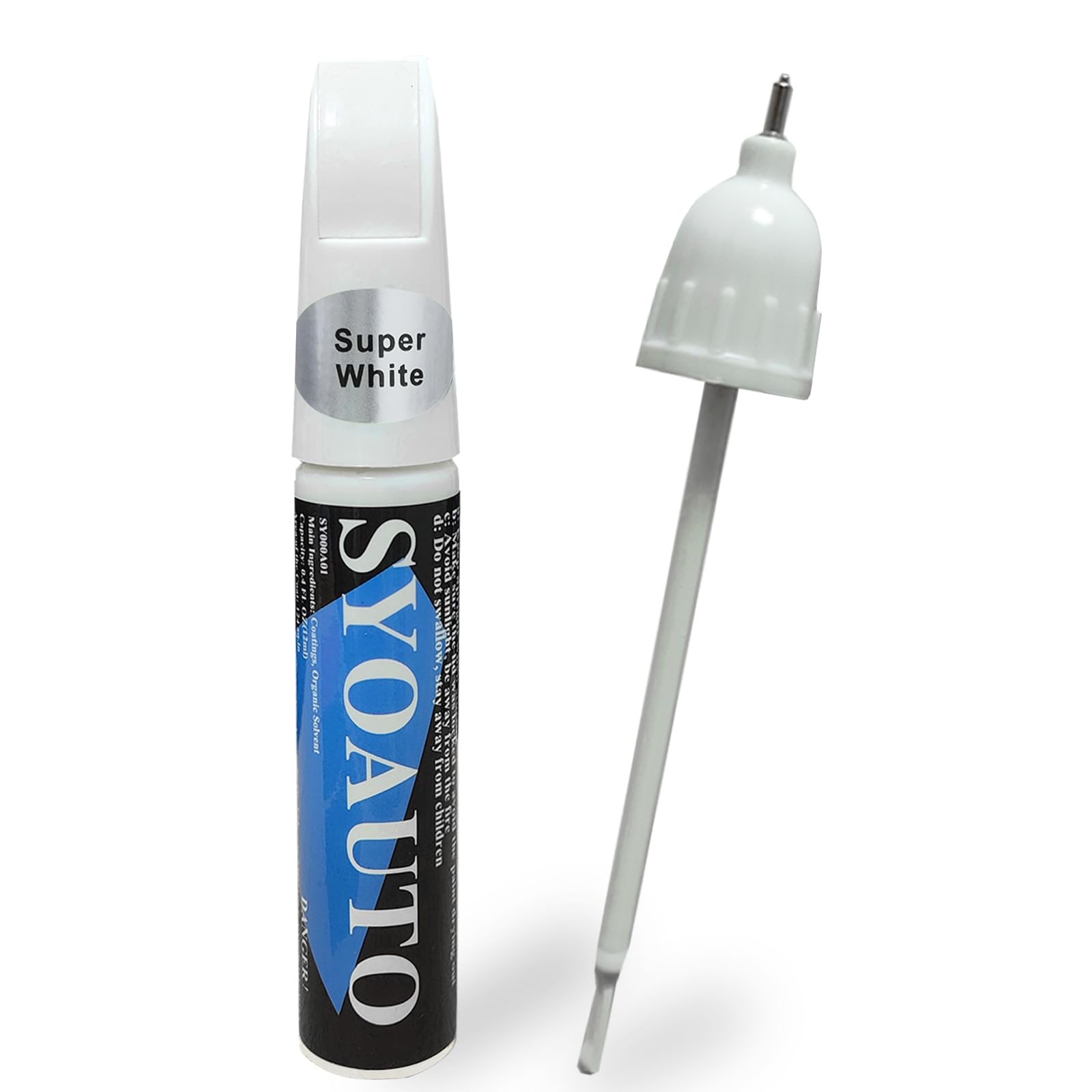 Photo 1 of SYOAUTO Super White 040 Touch Up Paint Fit for Toyota Auto Touch up Paint Scratch Repair Automotive Scratch Remover 2 in 1 Super White 040