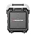 Monster Rockin' Roller 3 | 100W Portable Indoor/Outdoor Water Resistant Wireless Speaker with TWS Technology (Connect 2 Speakers Wirelessly) and NOAA Weather Radio
