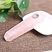 Natural Pink/Rose Quartz Crystal Wand,Quartz Crystal Tube, Healing Quartz Crystal Point, Quartz Crystal Point with carb,3.9-4.3 Inches