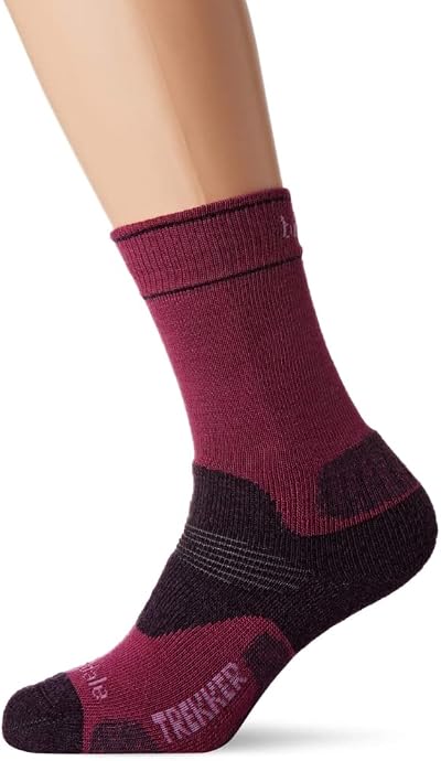 Bridgedale HIKE Midweight Merino Performance Boot Womens Berry
