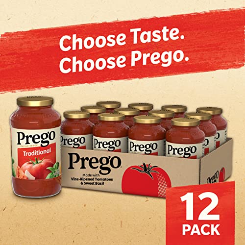 Prego Traditional Pasta Sauce, 24 Oz Jar (Case of 12) Pricepulse