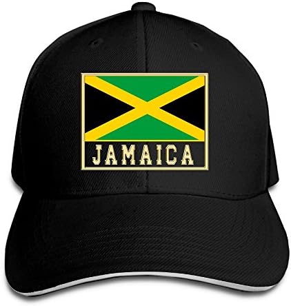 Sandwich Cap North and South America Flag Jamaica Durable Baseball Cap Hats Adjustable Peaked Trucker Cap