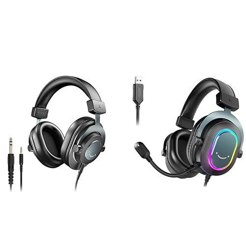 FIFINE PC Gaming Headset and Studio Headphones, Wired Headphones