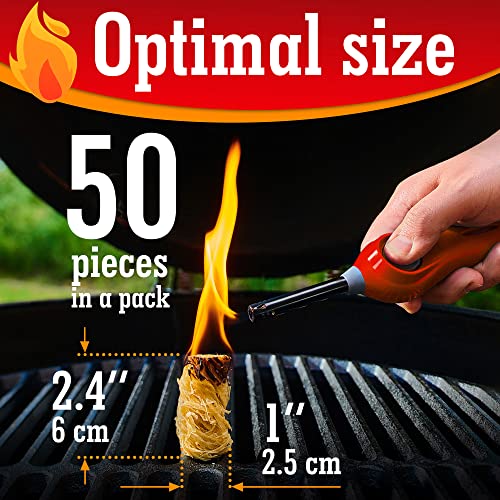 Fire Starters for Grill, Fireplace, Campfires, Wood & Pellet Stove