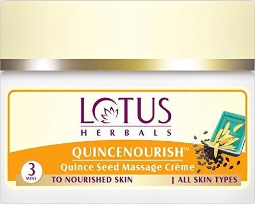 Lotus Herbals Quincenourish Quince Seed Nourishment Massage Cream, 50g - (Packaging may vary)