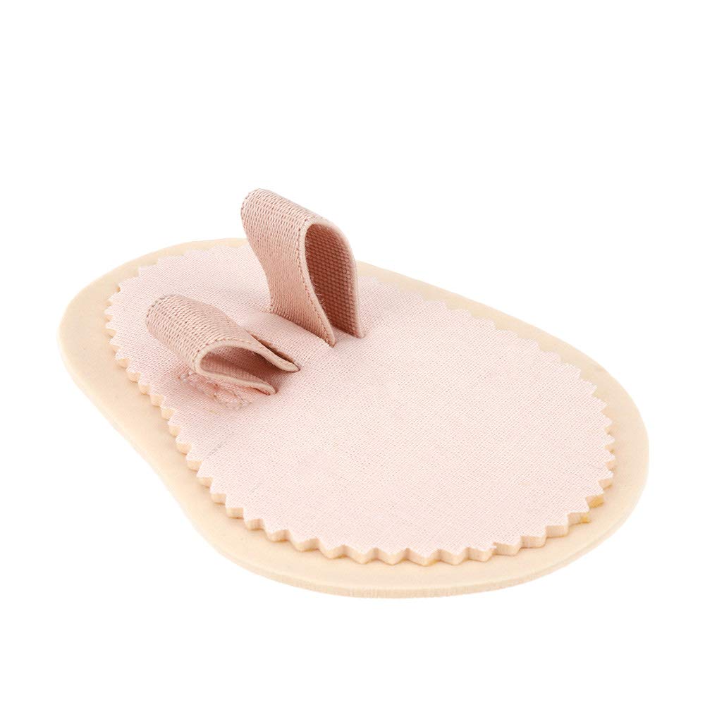 1 Paris Big Toes Bunion Protector Pads, Thumb Claw Straightener Splint, Crooked Overlapping Toes Separator Cushions, Hammer Toe Pain Relief Corrector, for Hallux Valgus Corns Blister Callus (2 toes)