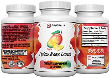 100% Pure African Mango Extract - Potent Fat Burner and Appetite Suppressant Diet Pills For Detox And Fast Weight Loss - Irvingia Gabonensis Extra Strength