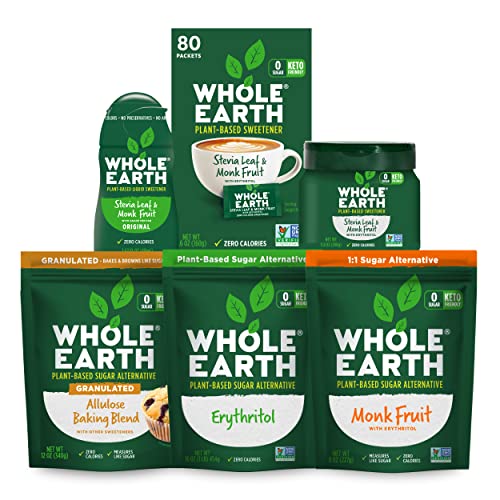 Whole Earth Sweetener Co. Stevia Leaf and Monk Fruit Sweetener