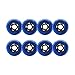 Rollerex VXT500 Inline Skate Wheels (8-Pack) (Various Size & Color Options Available) -Indoor Outdoor- Intended for Roller Blade Wheel Replacement