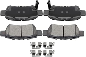 ECCPP D1088-7993 4pcs Rear Ceramic Disc Brake Pad Set Fit For Honda Odyssey 2005-2010