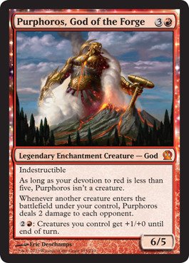 Magic: the Gathering - Purphoros, God of the Forge (135/249) - Theros - Foil